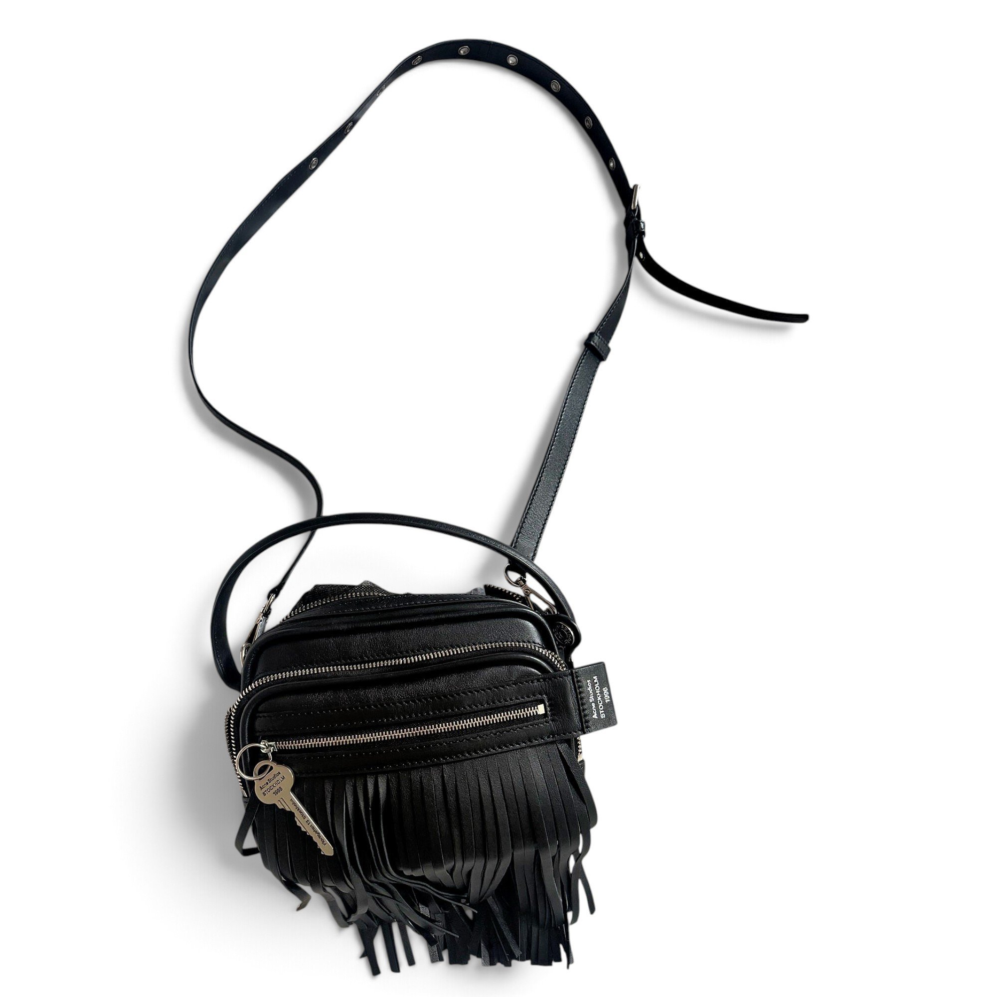 Acne Studios Multipocket leather crossbody bag
