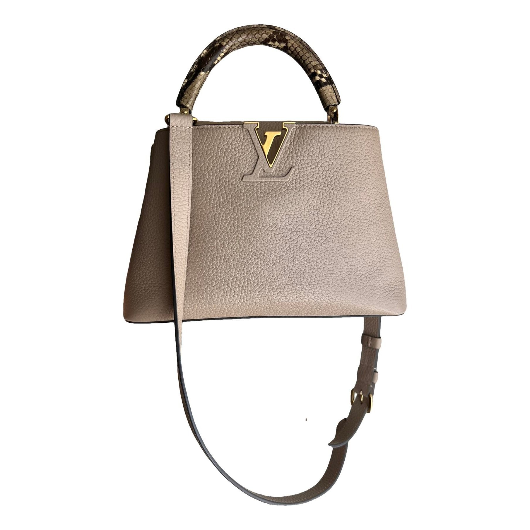 Capucines leather handbag