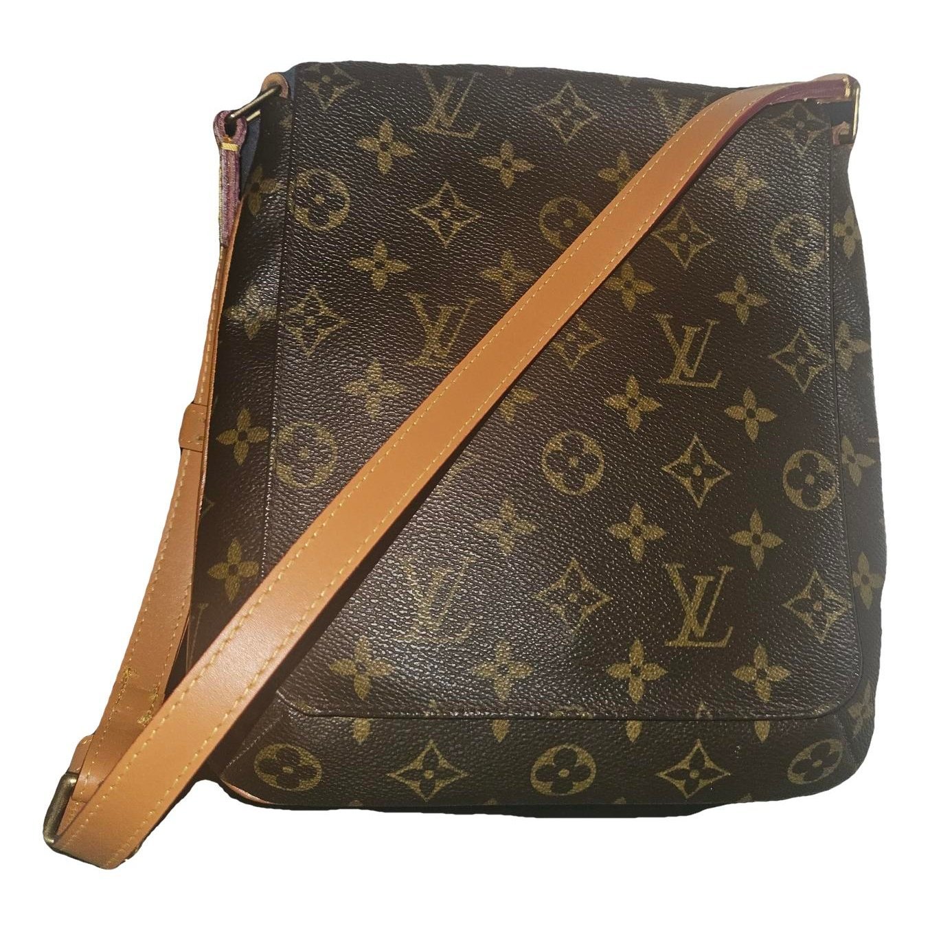 Musette cloth handbag