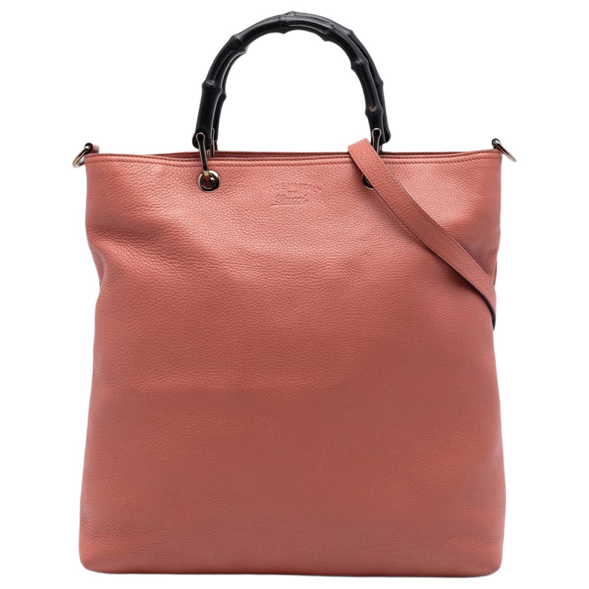 Bamboo leather satchel