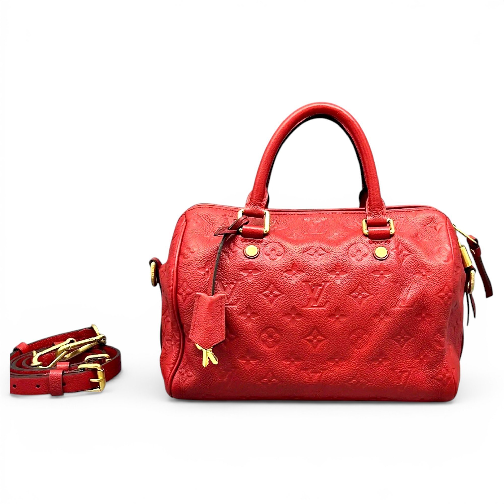 Speedy leather handbag