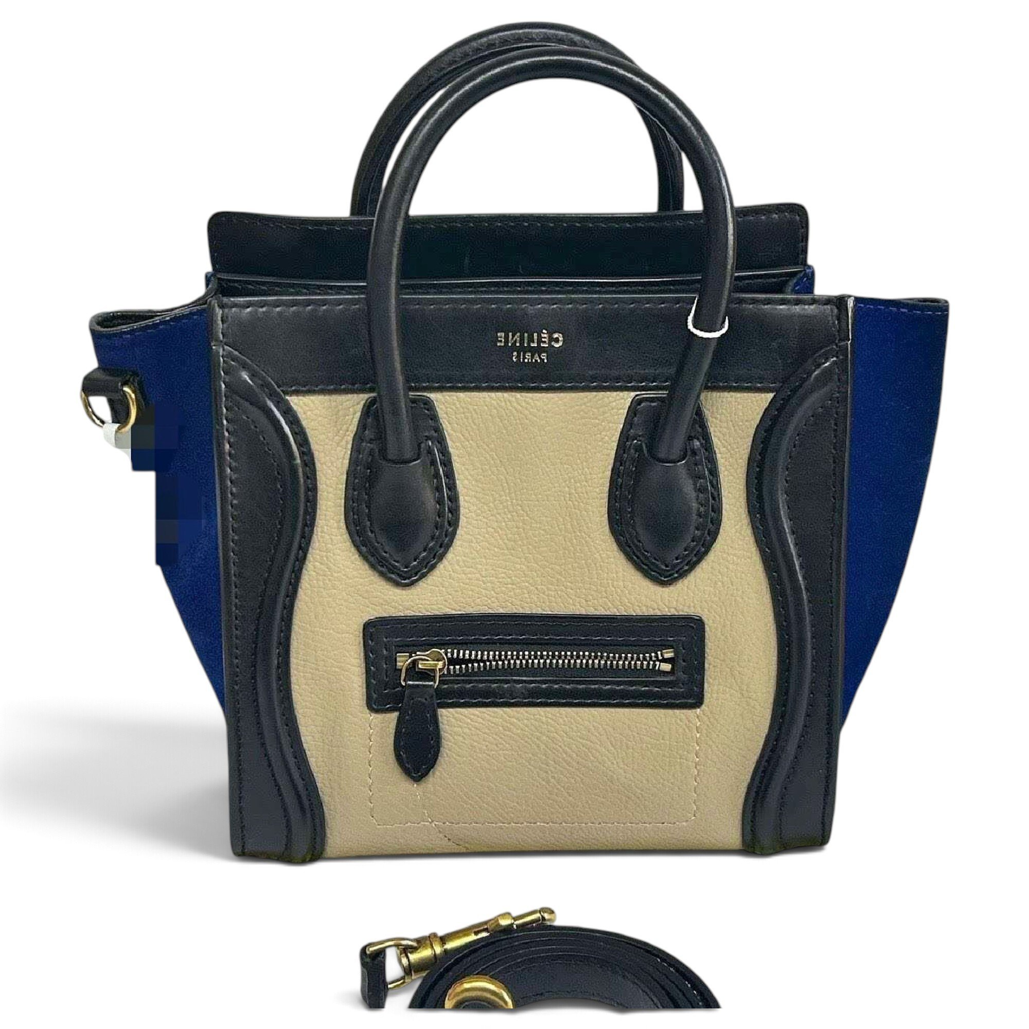 Nano Luggage leather handbag