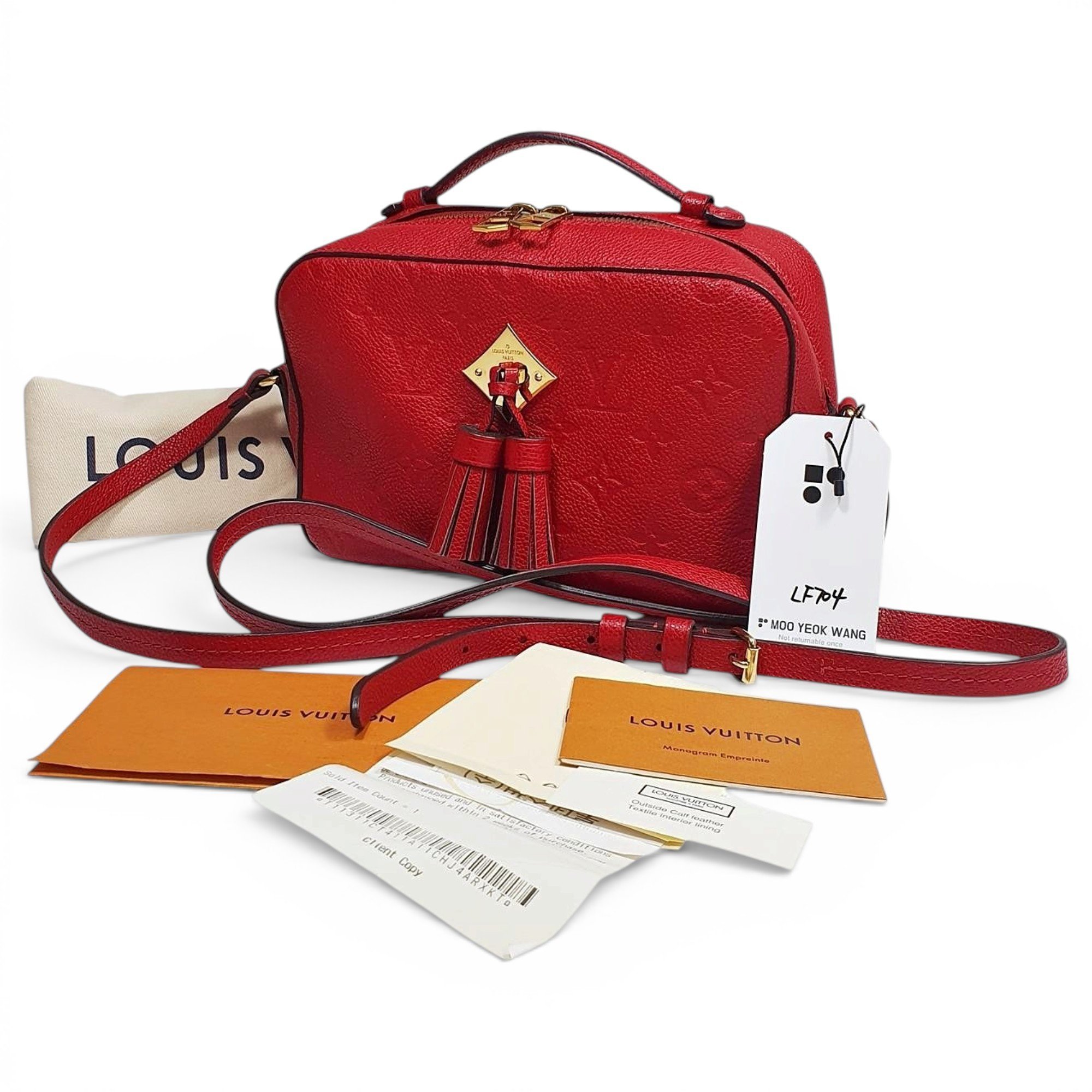 Leather handbag
