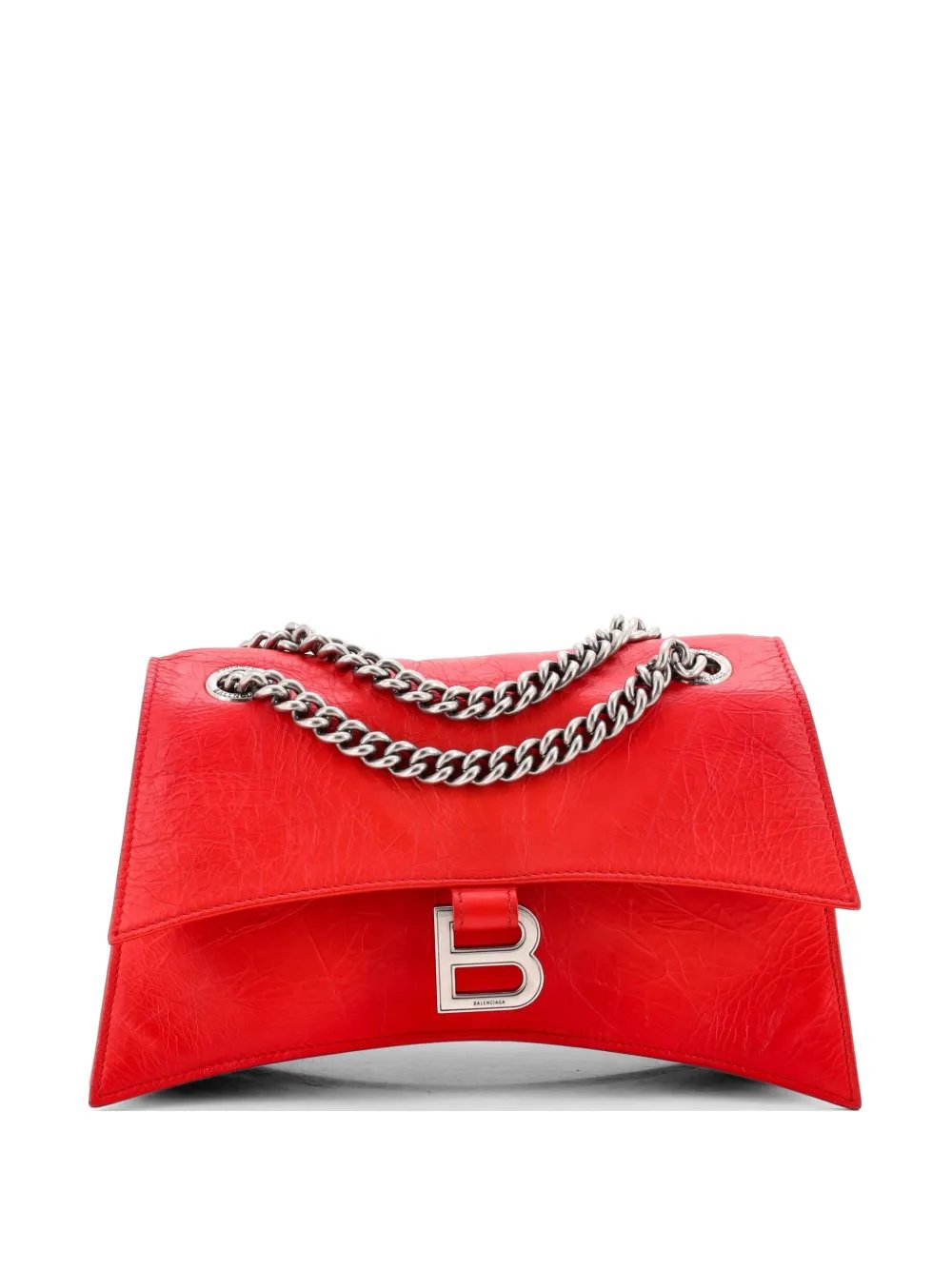 Crush Chain Flap Bag Leather Small crossbody bag