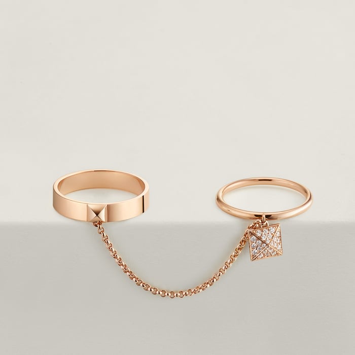 썽 꼴로리 Hermès Clou d'H 더블 링
