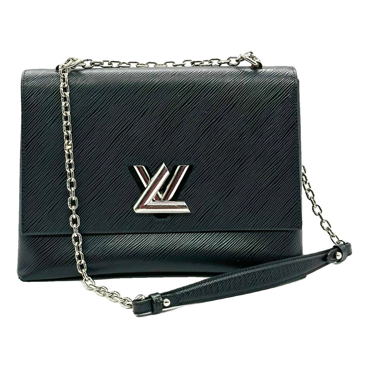 Twist leather handbag