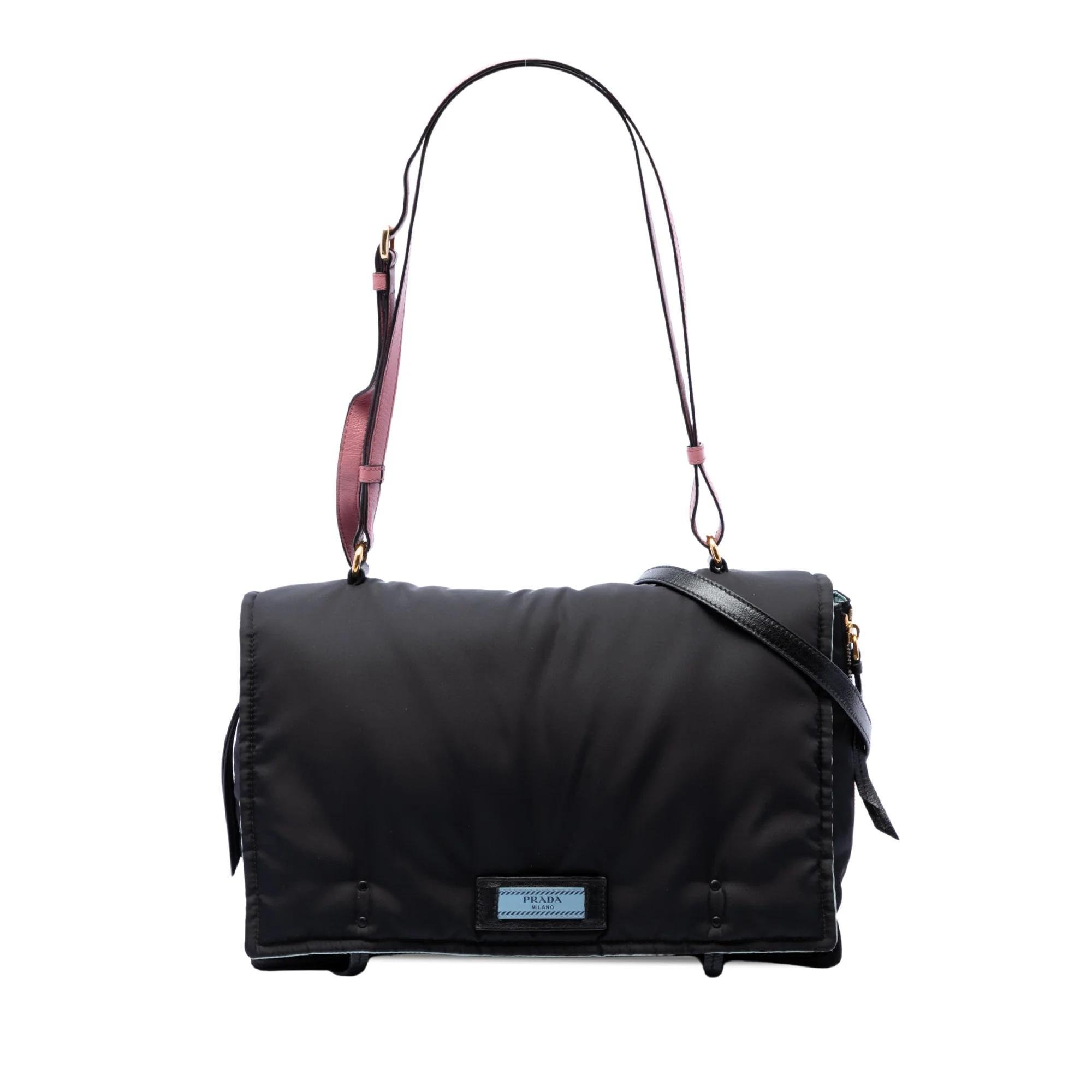 Etiquette leather satchel