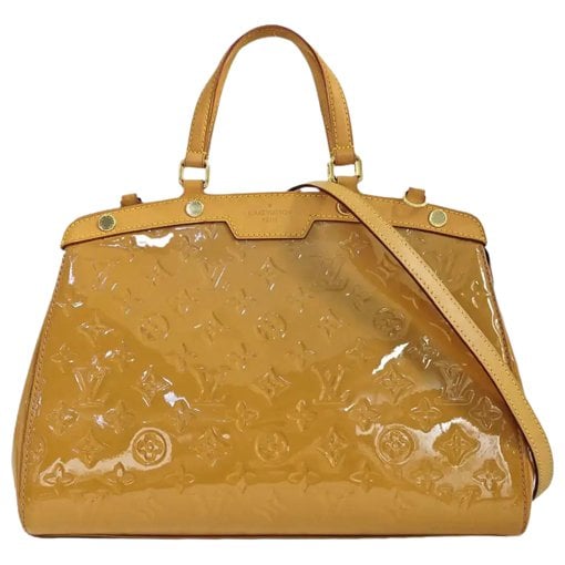 Bréa patent leather handbag