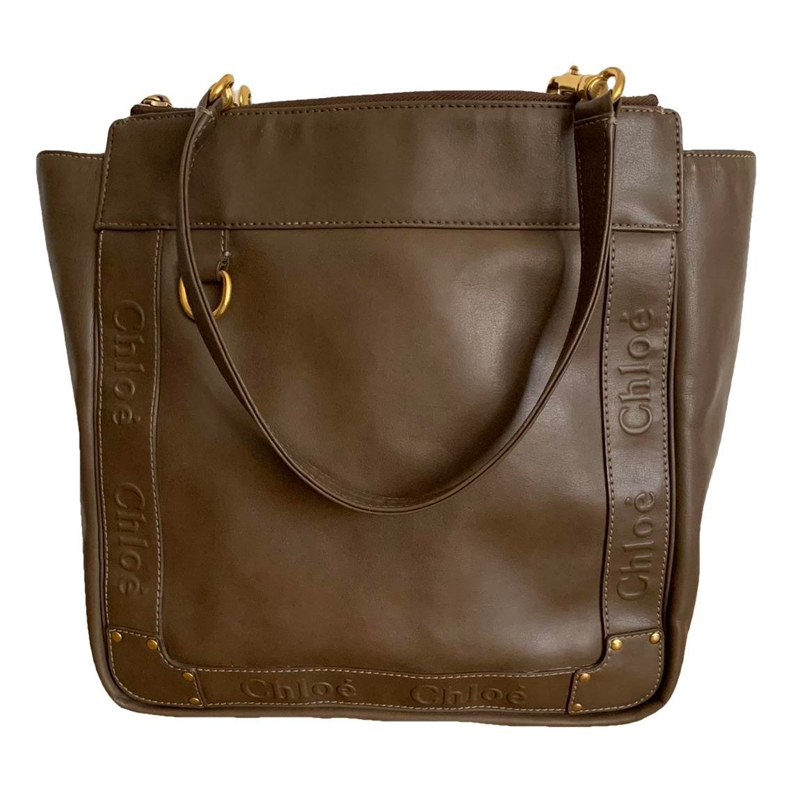 Leather handbag
