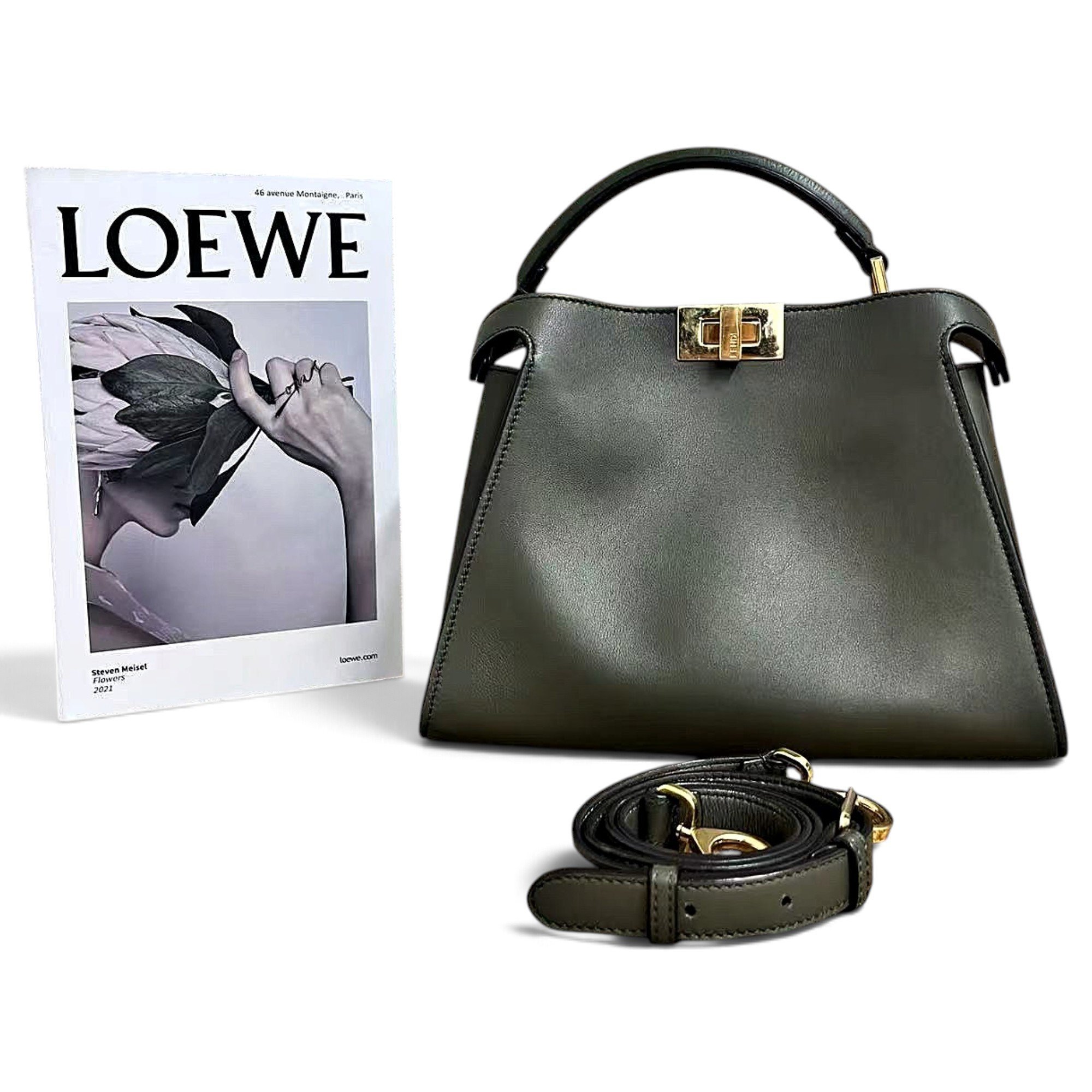 Peekaboo Essentially leather handbag