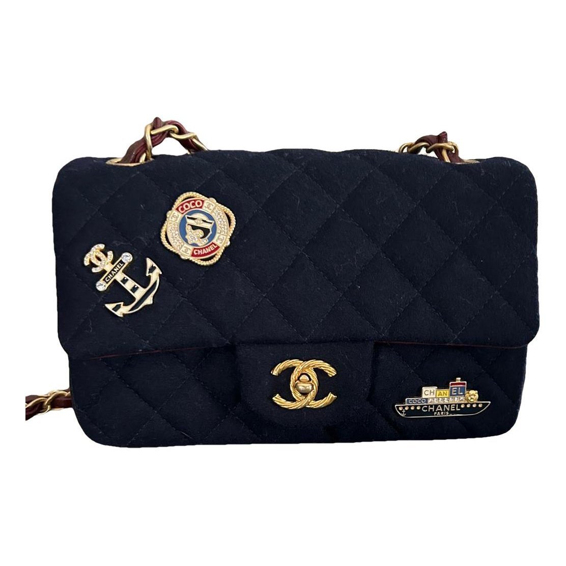 Wool crossbody bag