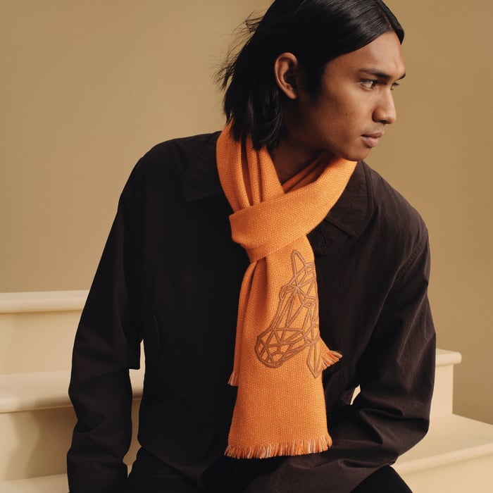 Orange Faubourg Of Dreams Muffler