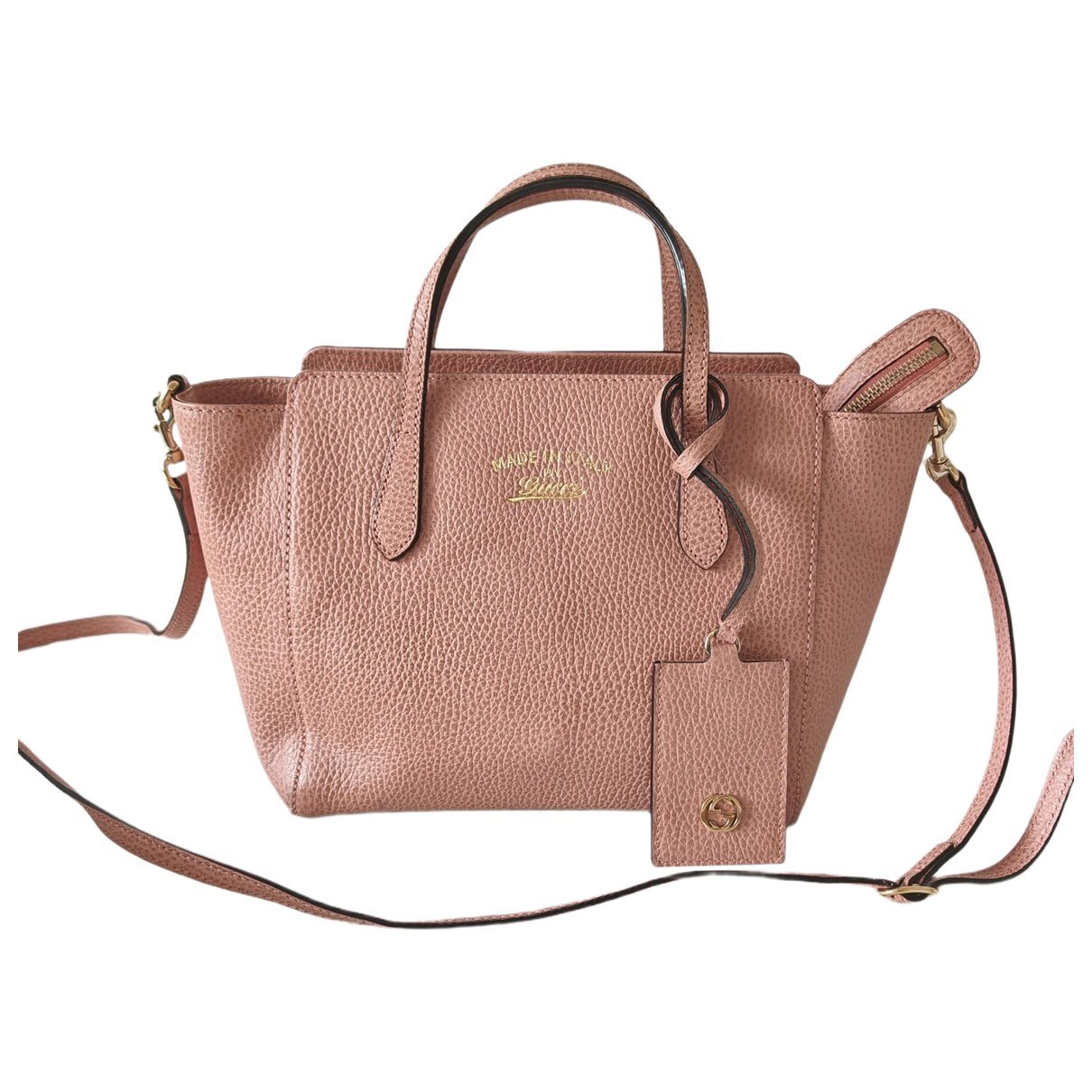 Swing leather tote