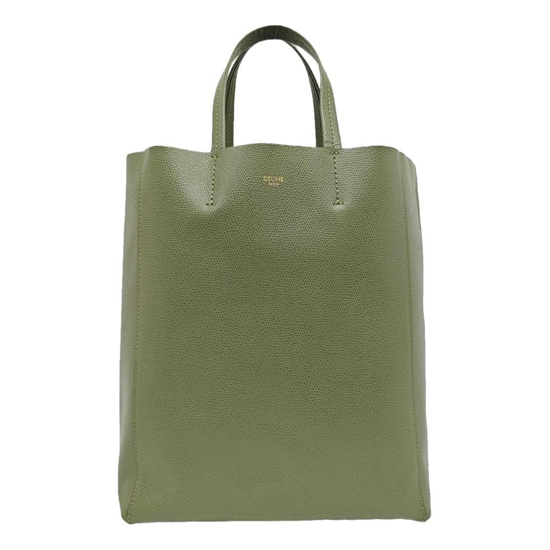 Cabas Vertical leather handbag