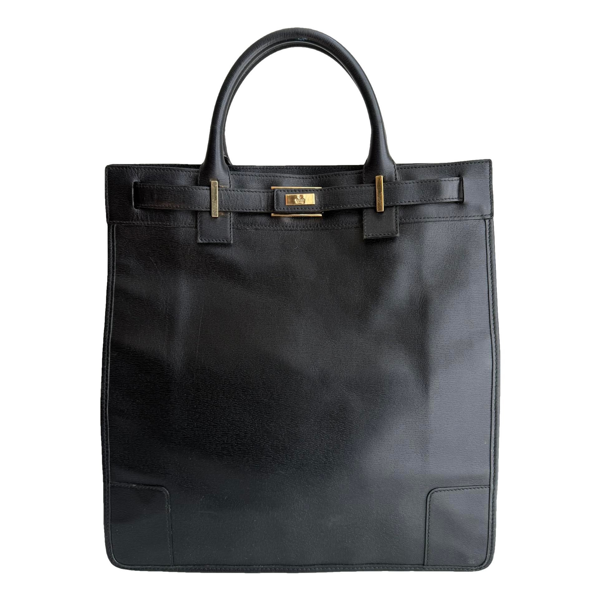Leather tote