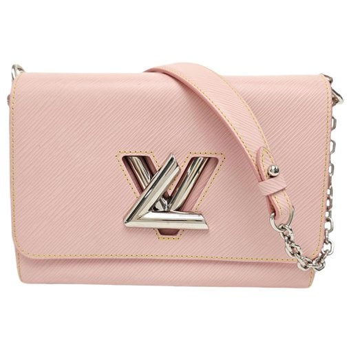 Twist leather handbag