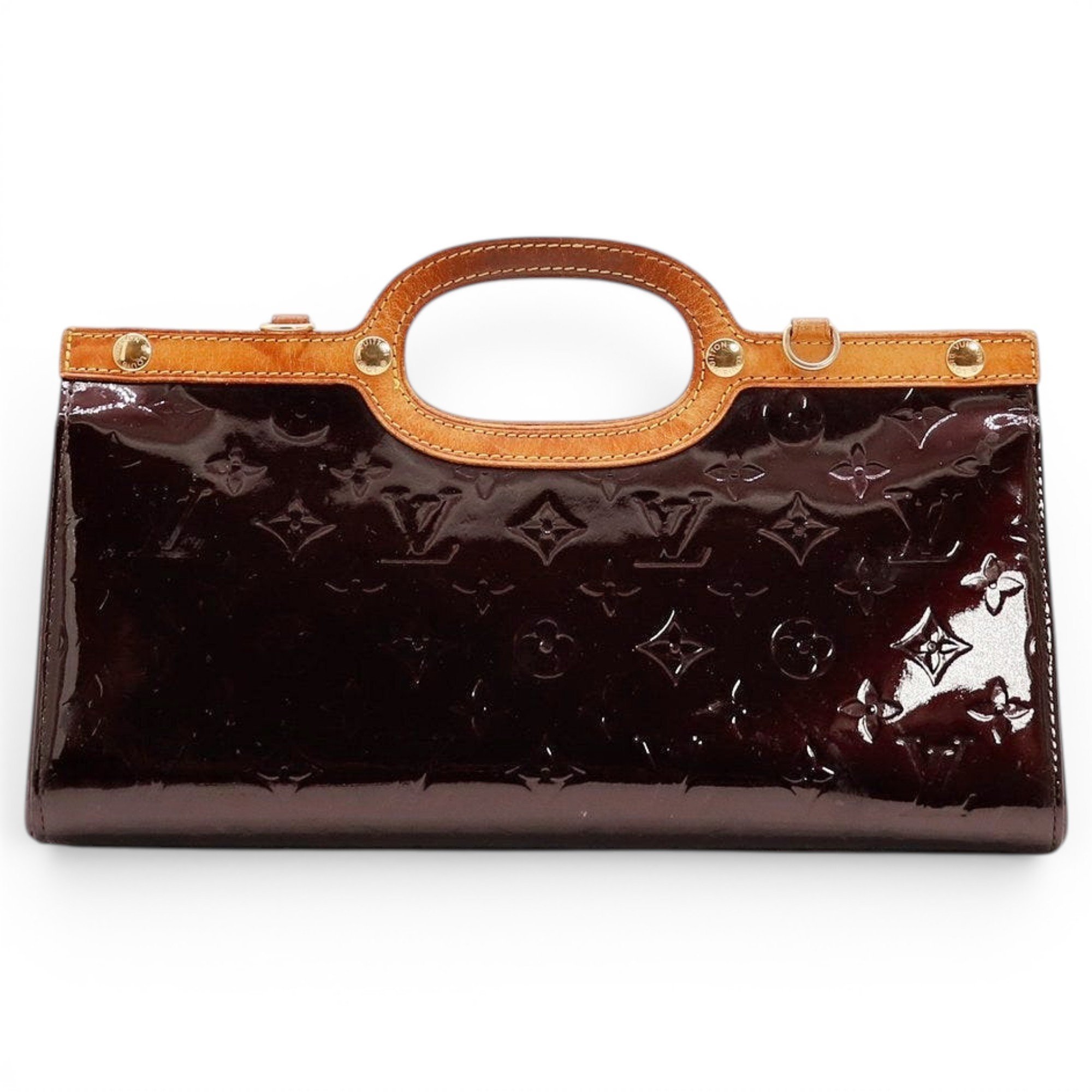Roxbury patent leather handbag