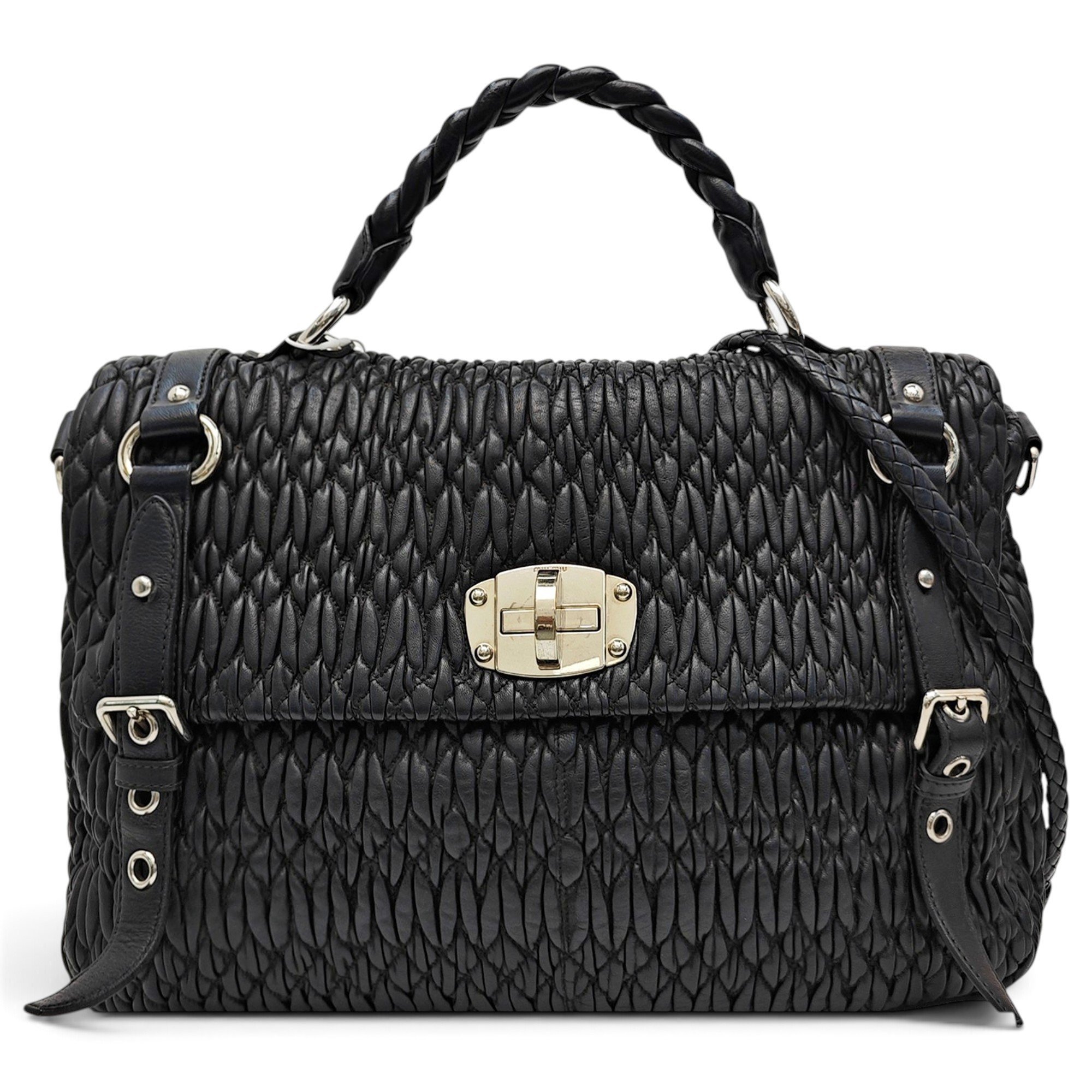 Leather handbag