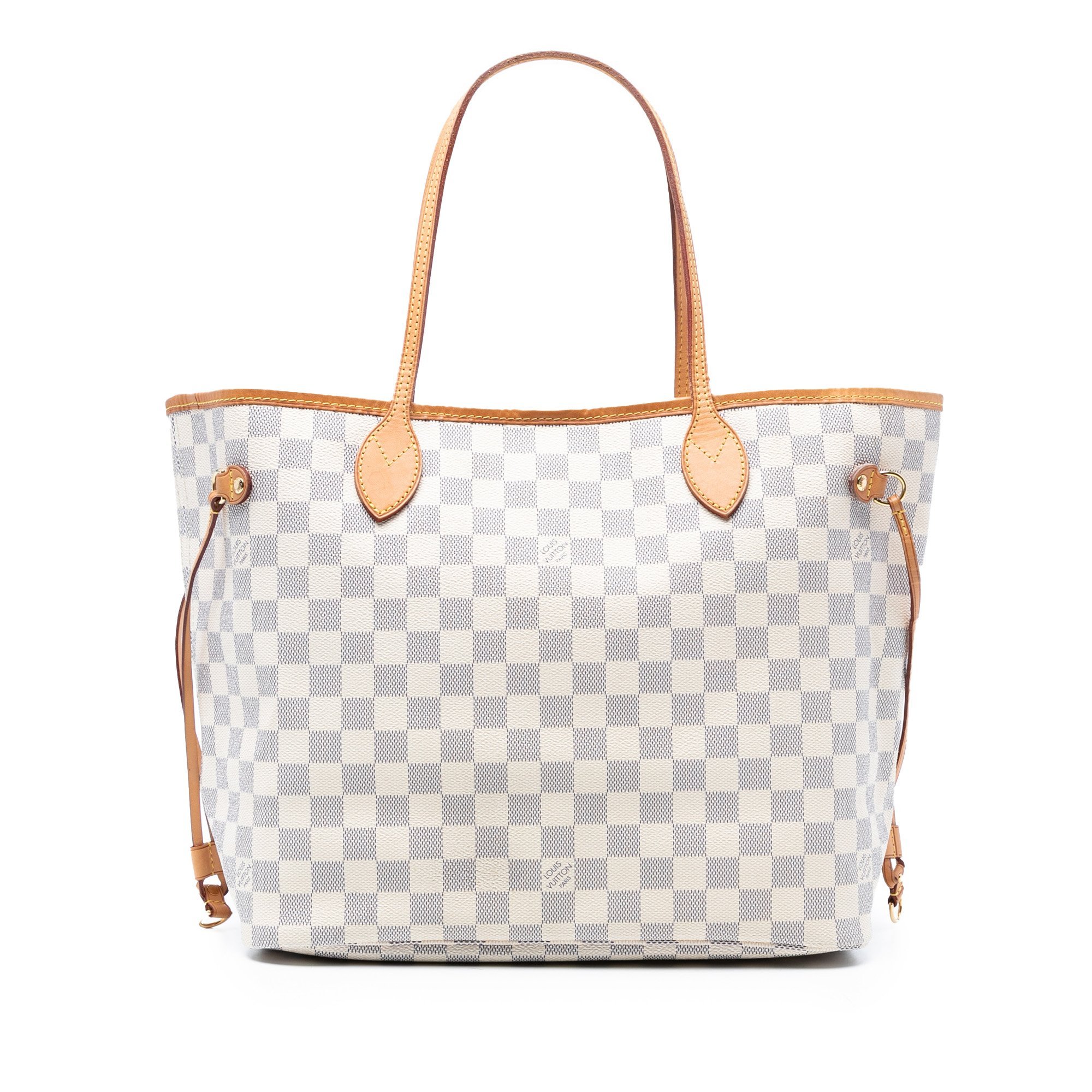 Louis Vuitton Neverfull leather handbag