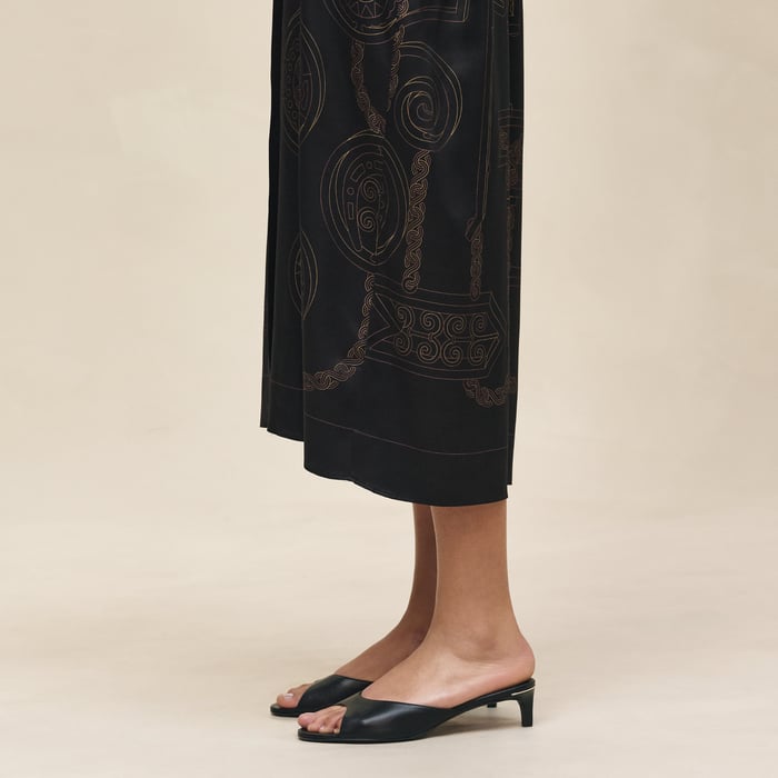 Noir "l'Enseigne Du Sellier" Caftan