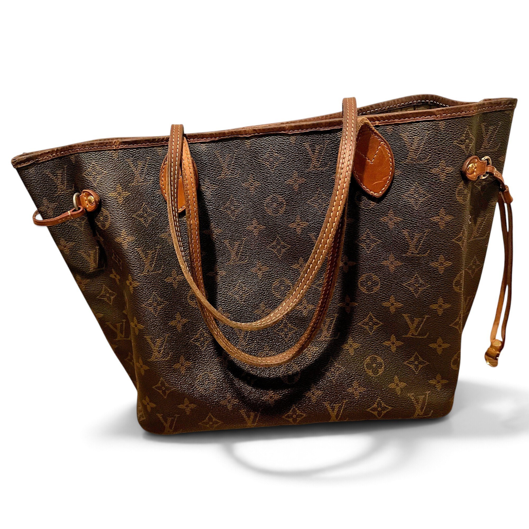 Neverfull leather tote