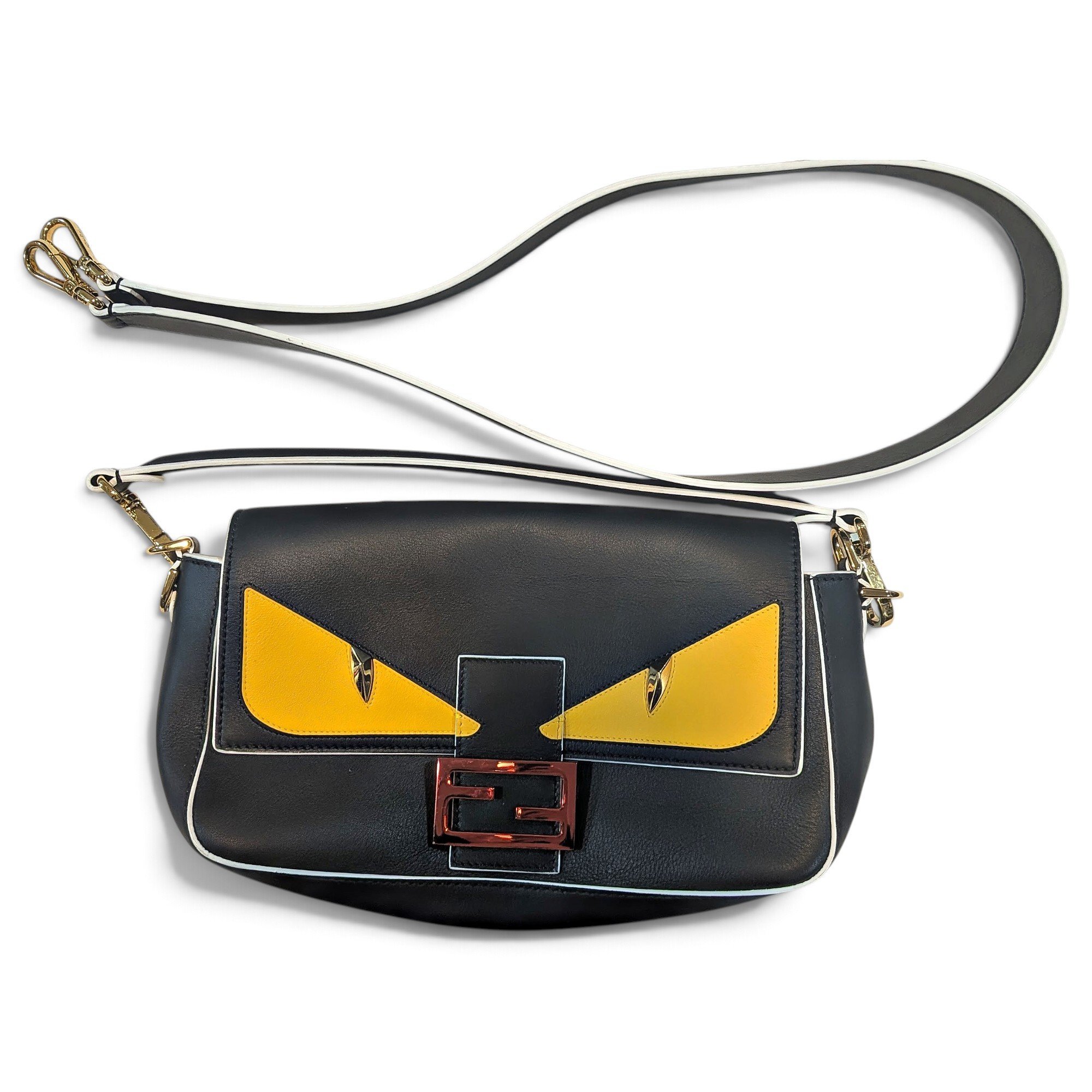 Baguette leather handbag