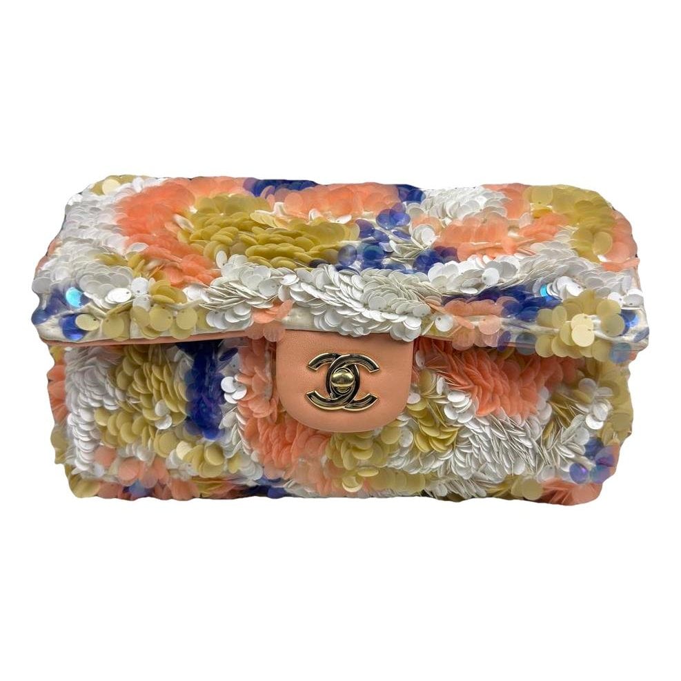 2.55 glitter crossbody bag