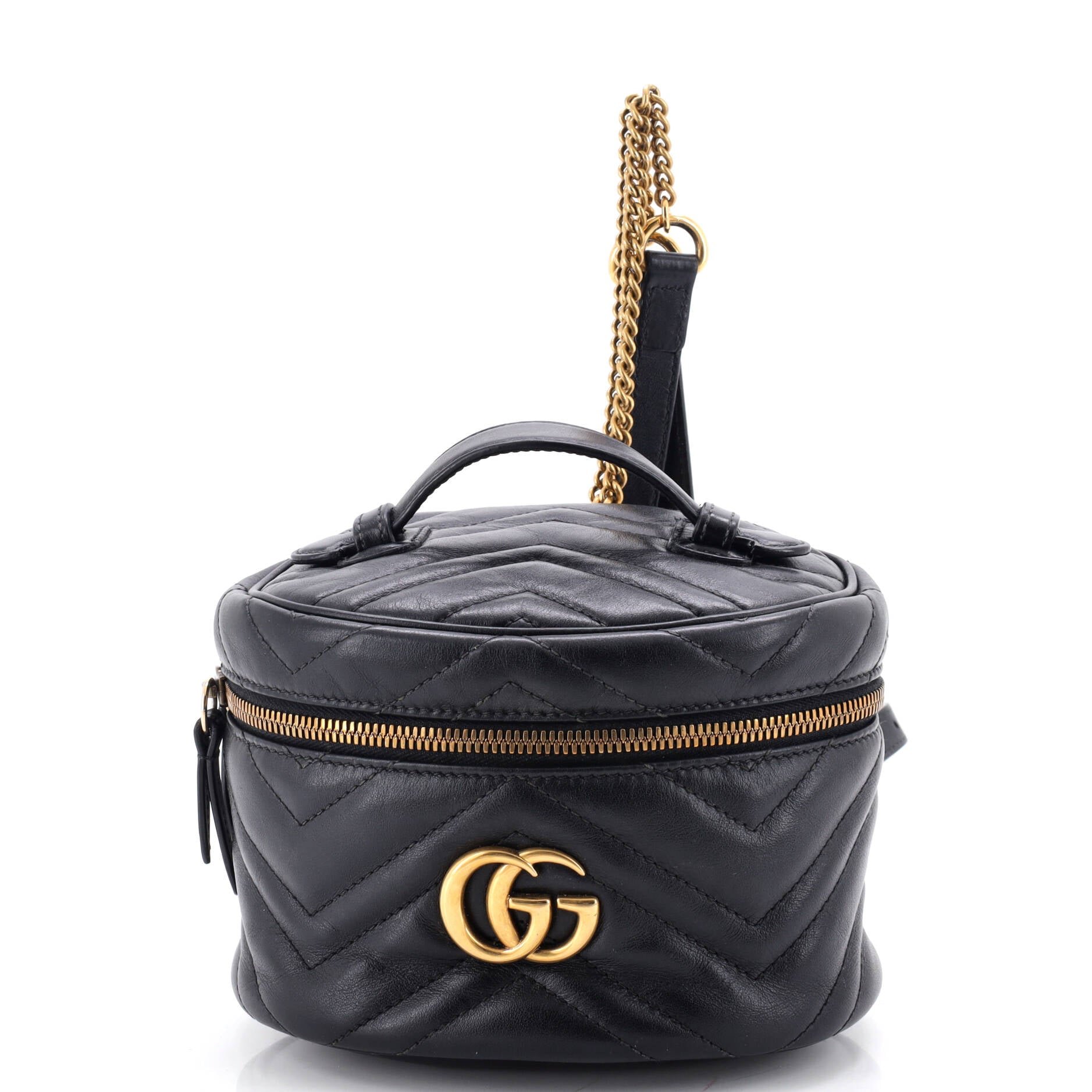 GG Marmont Vanity Backpack Matelasse Leather Mini