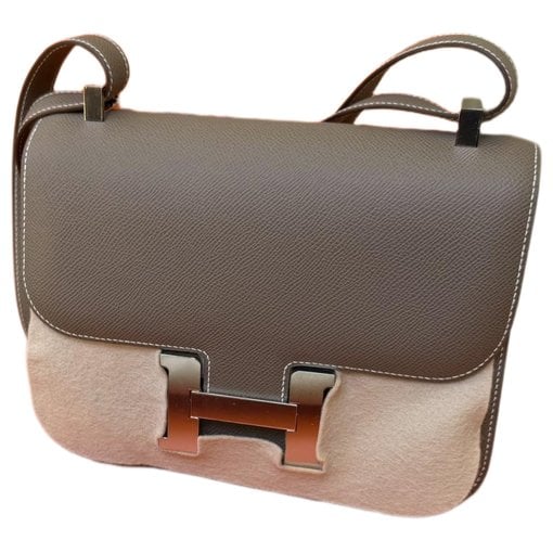 Hermes Constance leather handbag