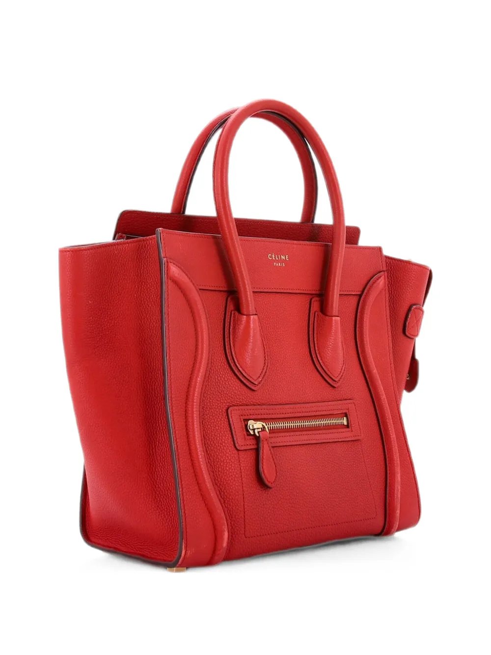 Luggage Bag Grainy Leather Micro tote bag