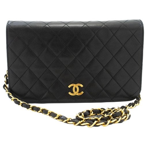 Trendy CC Flap leather handbag