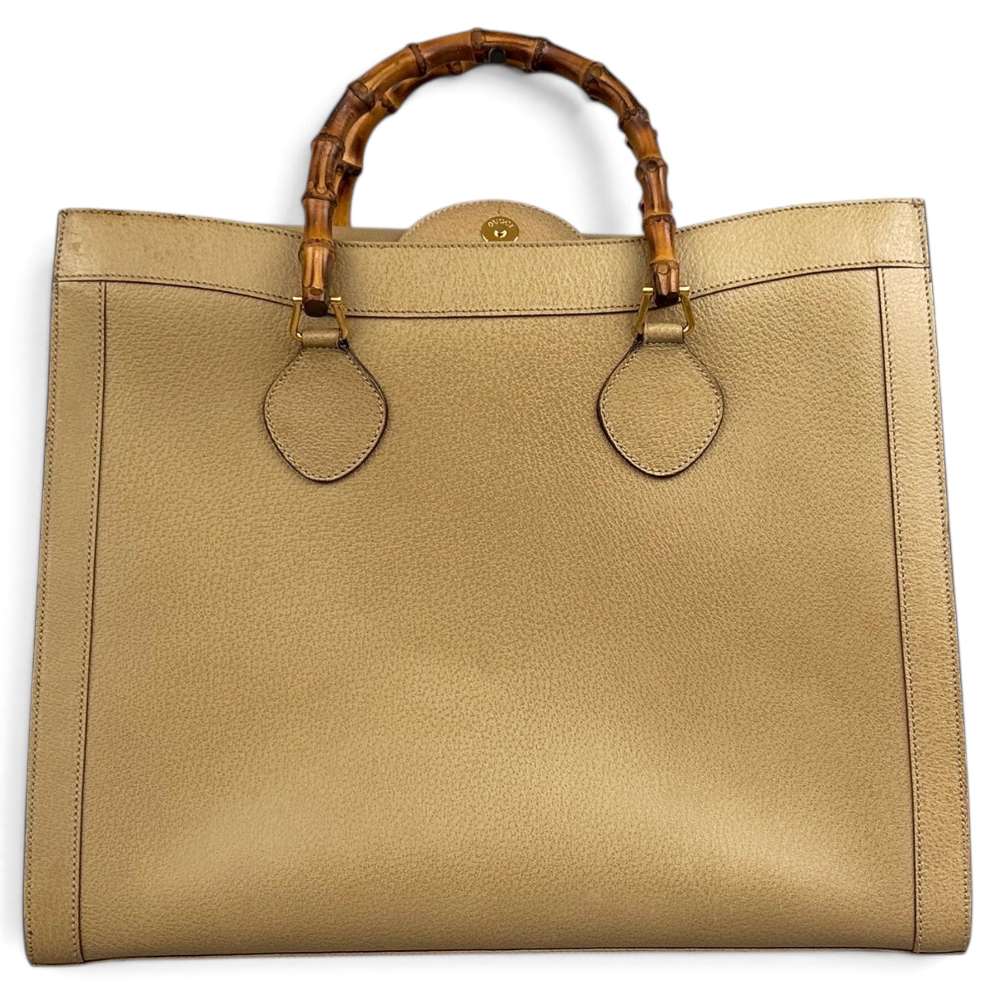 Diana Bamboo leather tote
