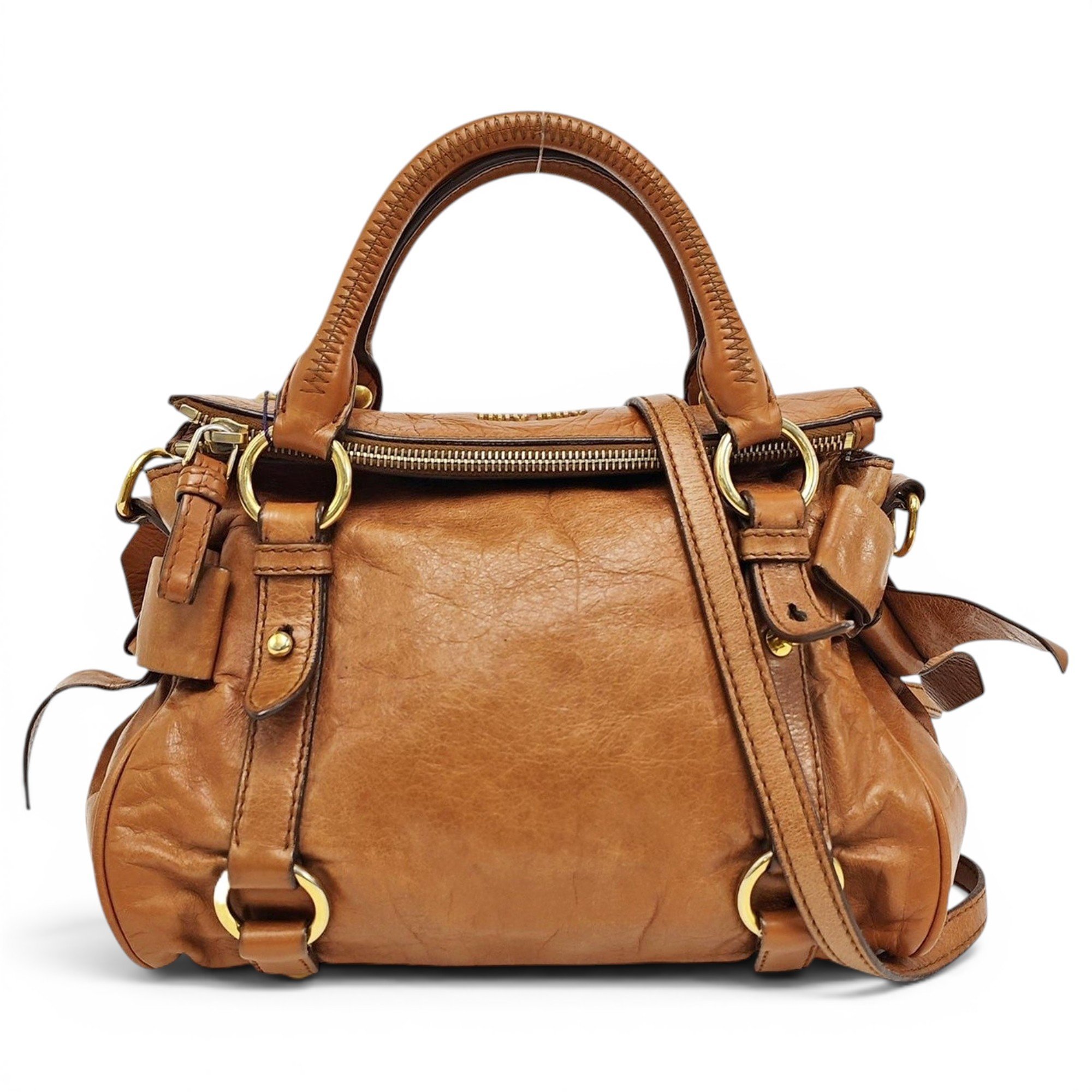 Vitello leather handbag