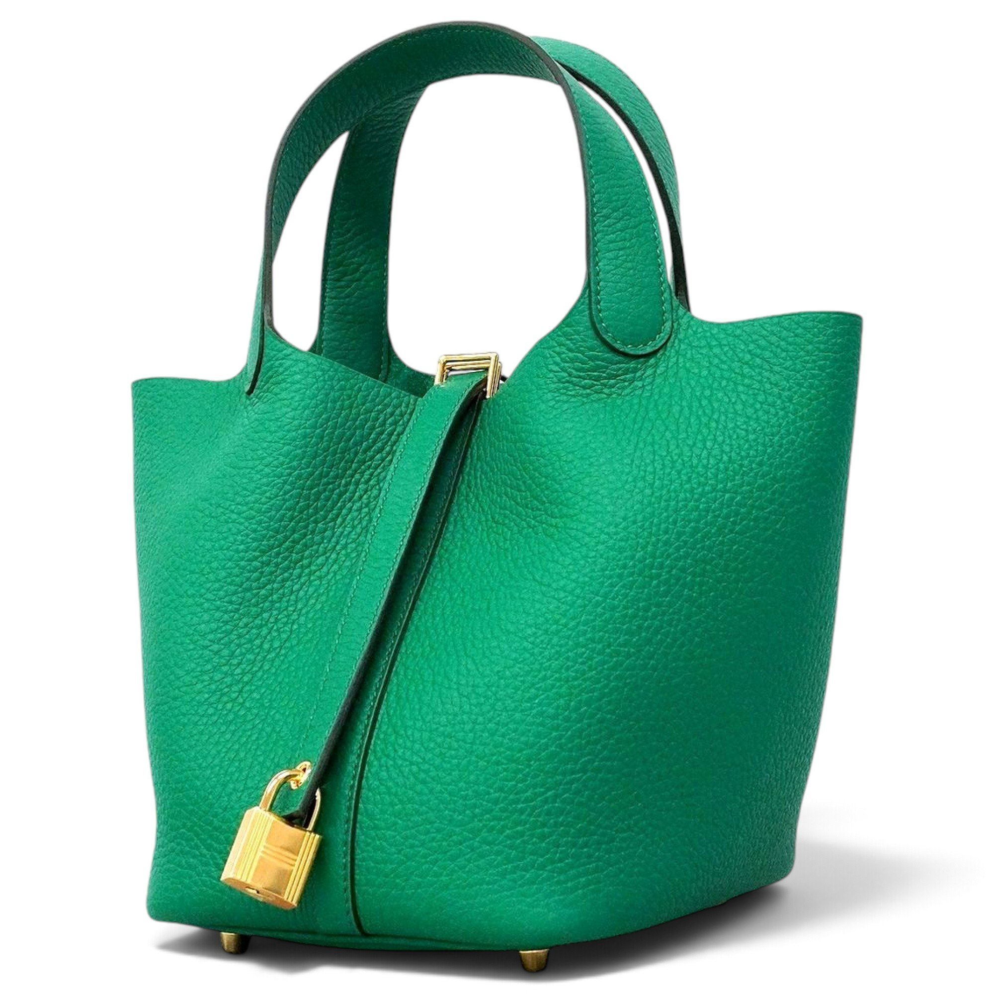 Picotin leather handbag