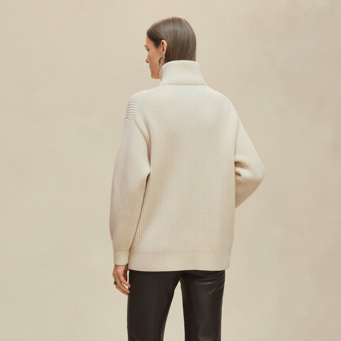 Blanc Naturel Wool Knit Jacket