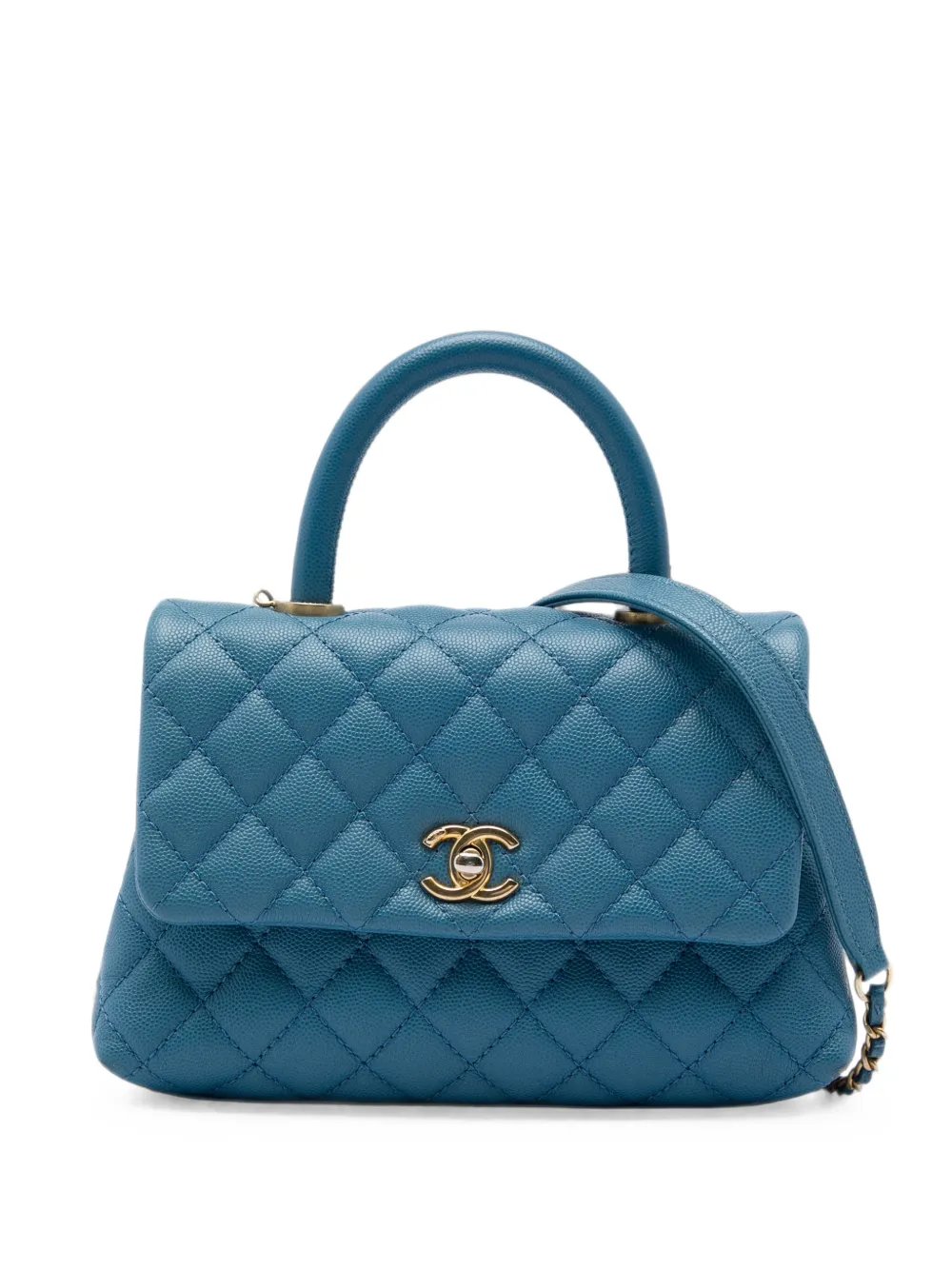 2018 Mini Caviar Coco Top Handle Bag satchel