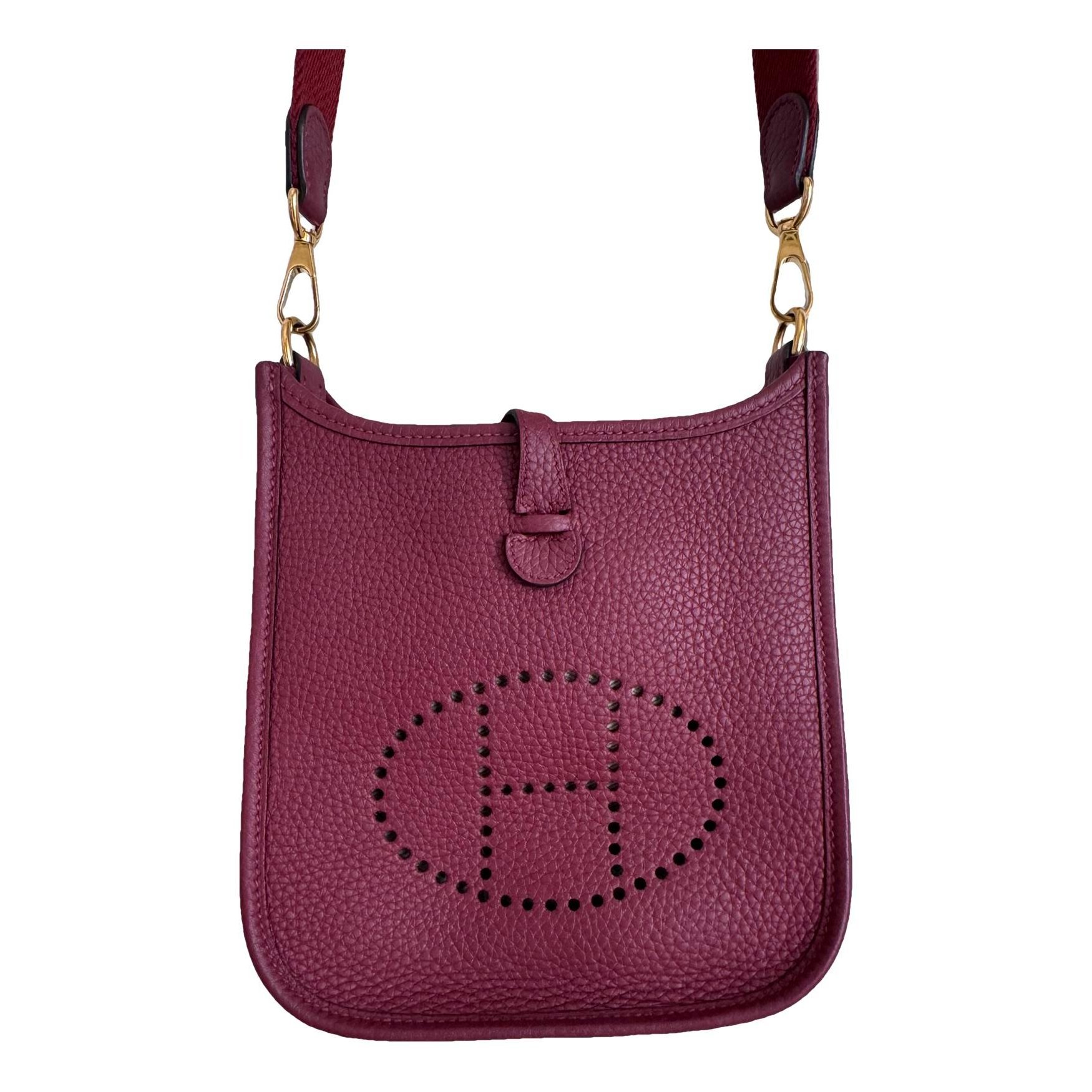 Mini Evelyne leather crossbody bag