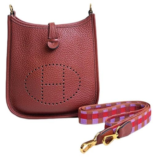 Mini Evelyne leather handbag