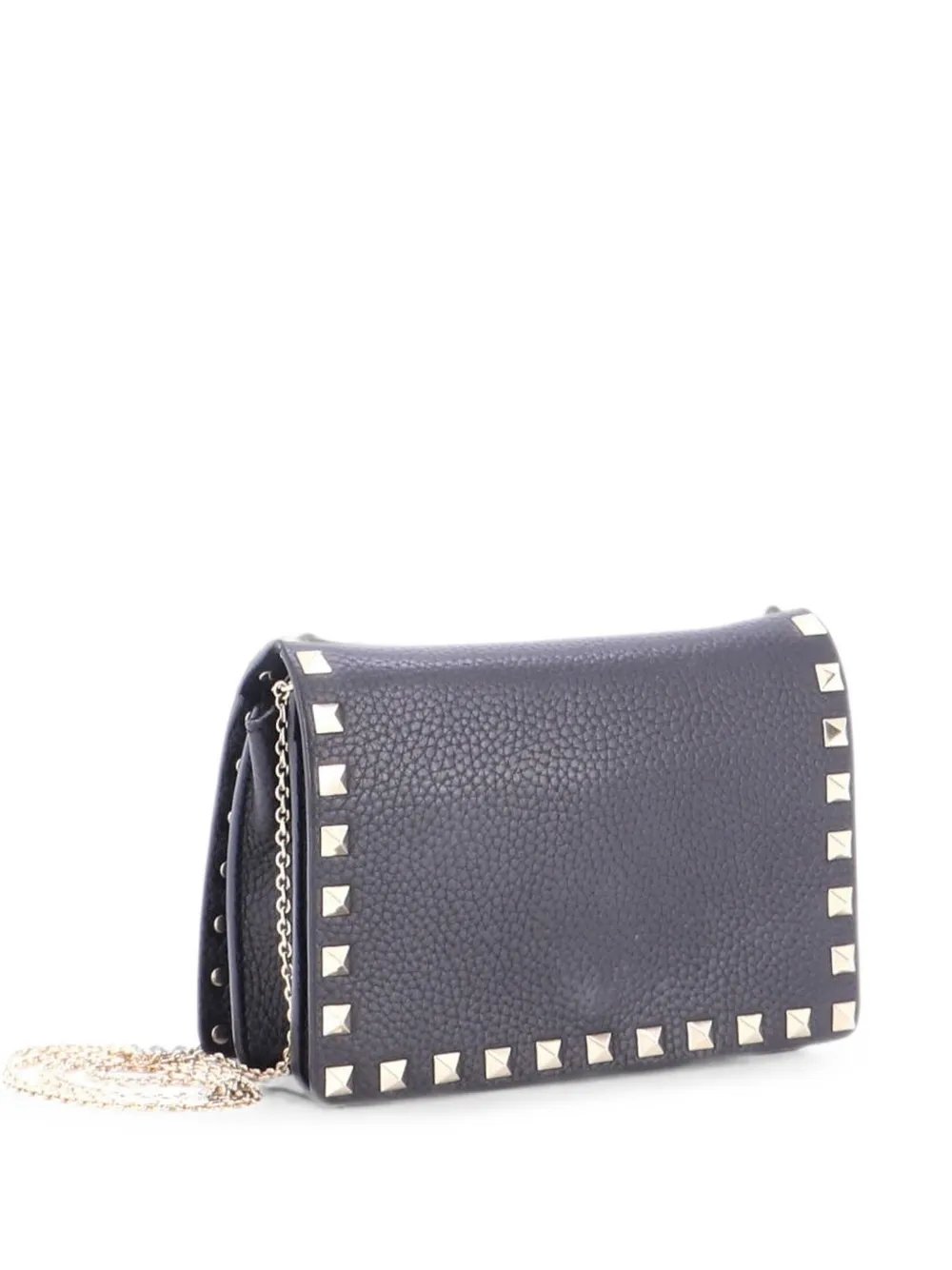 Rockstud Pouch Leather Mini crossbody bag