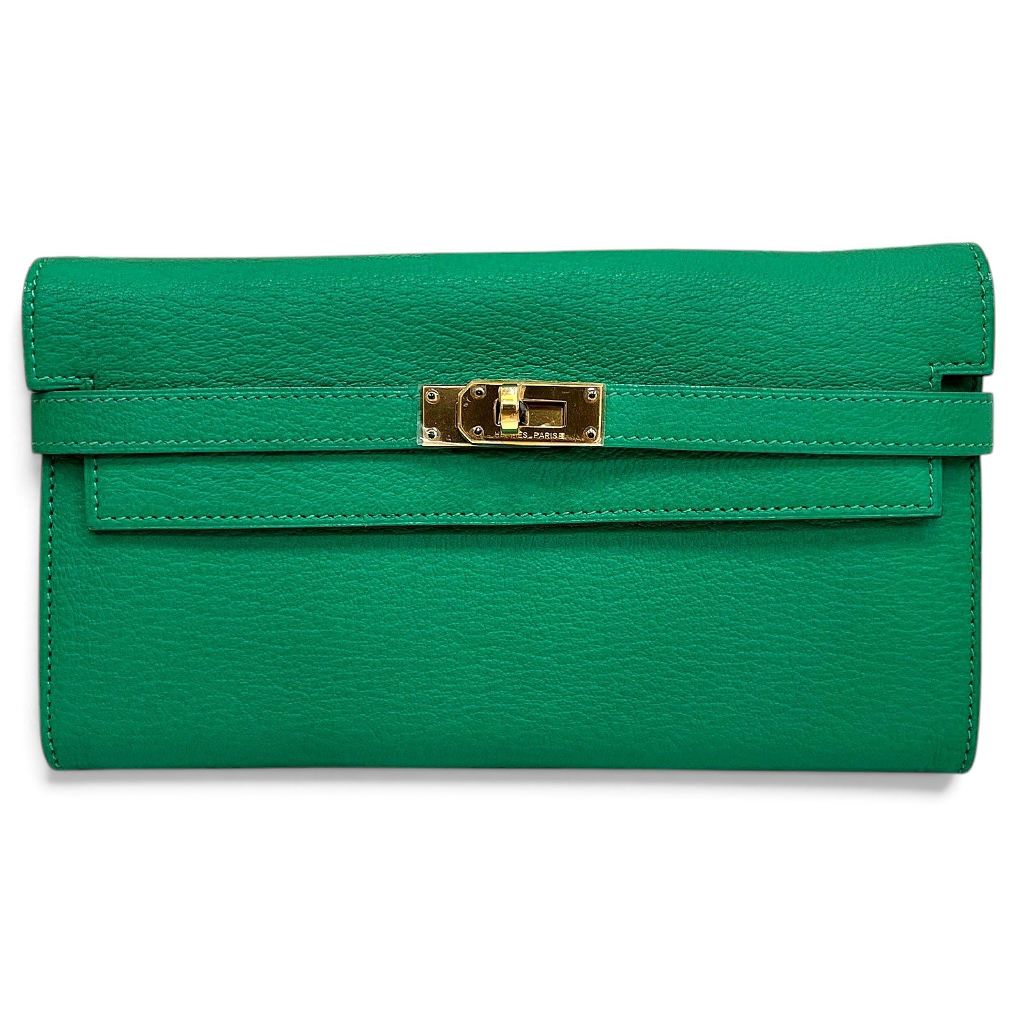 Kelly to go leather clutch bag