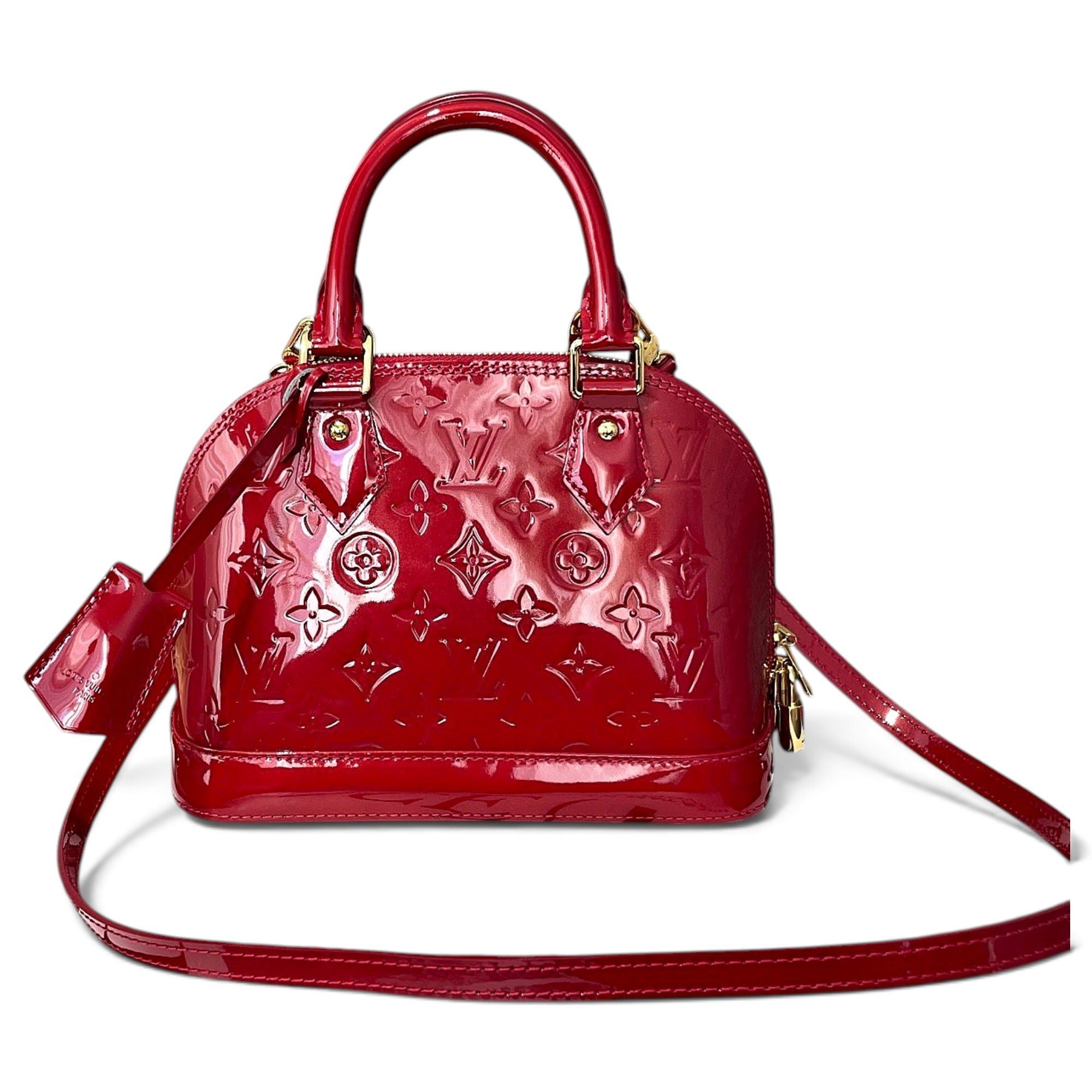 Alma BB patent leather handbag