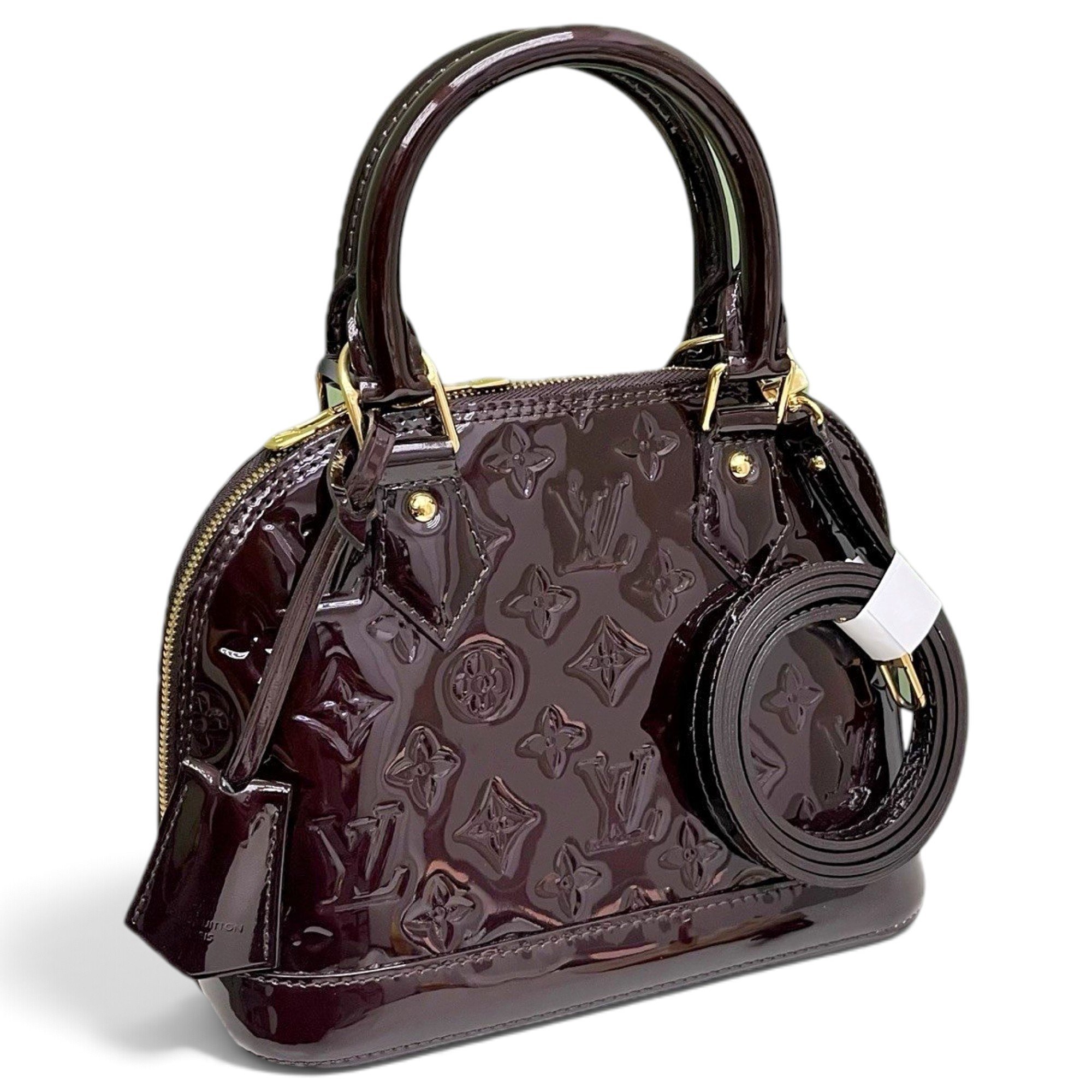 Alma BB patent leather handbag