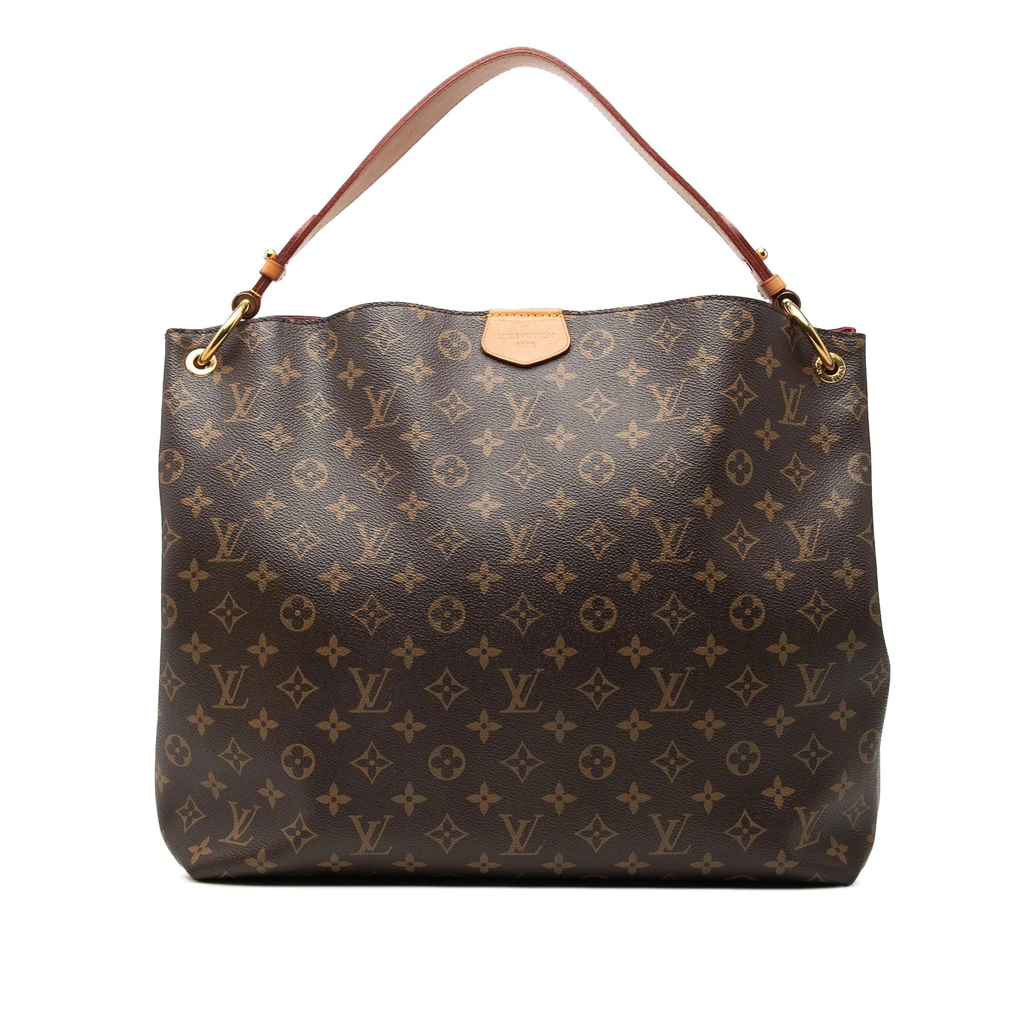 Graceful leather handbag