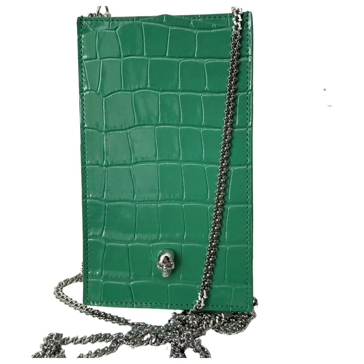 Alexander McQueen Skull leather crossbody bag