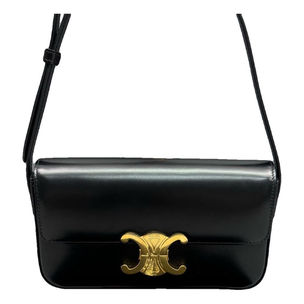 Triomphe Long leather handbag