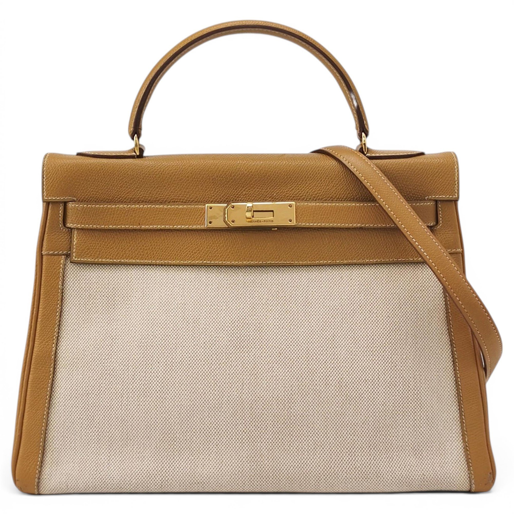 Kelly 32 cloth handbag