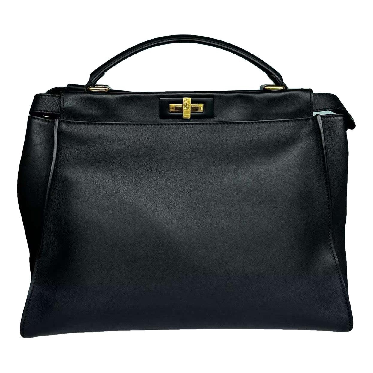 Peekaboo leather handbag