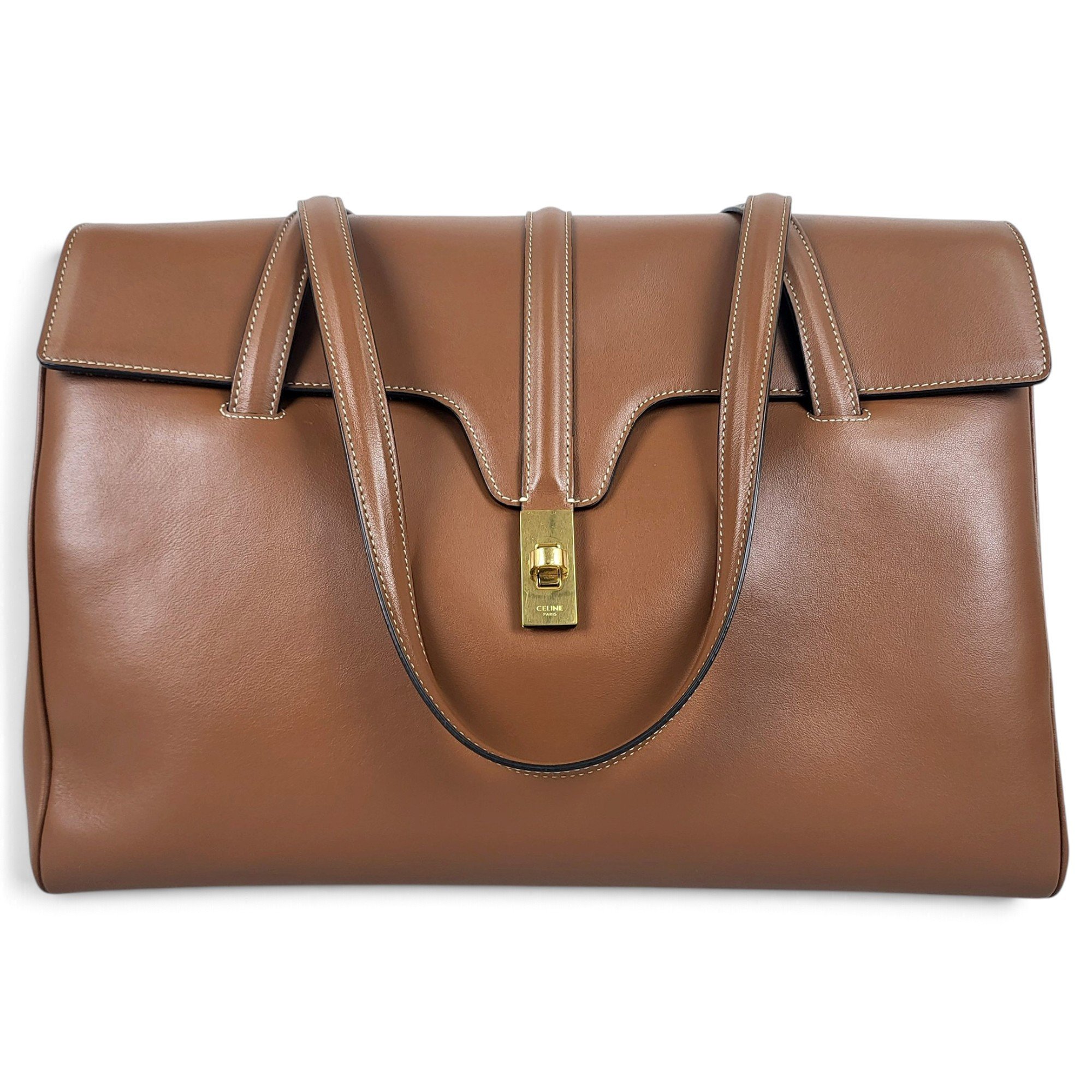 Sac 16 leather handbag