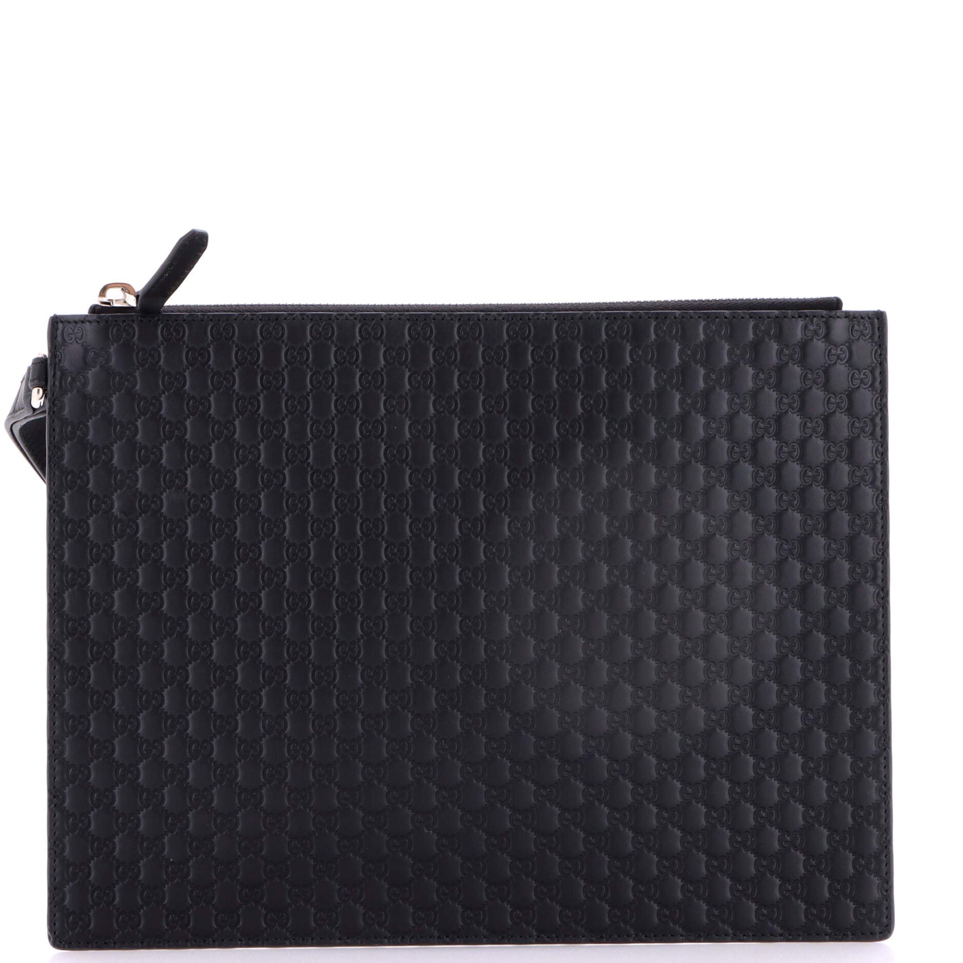 Wristlet Pouch Microguccissima Leather Medium