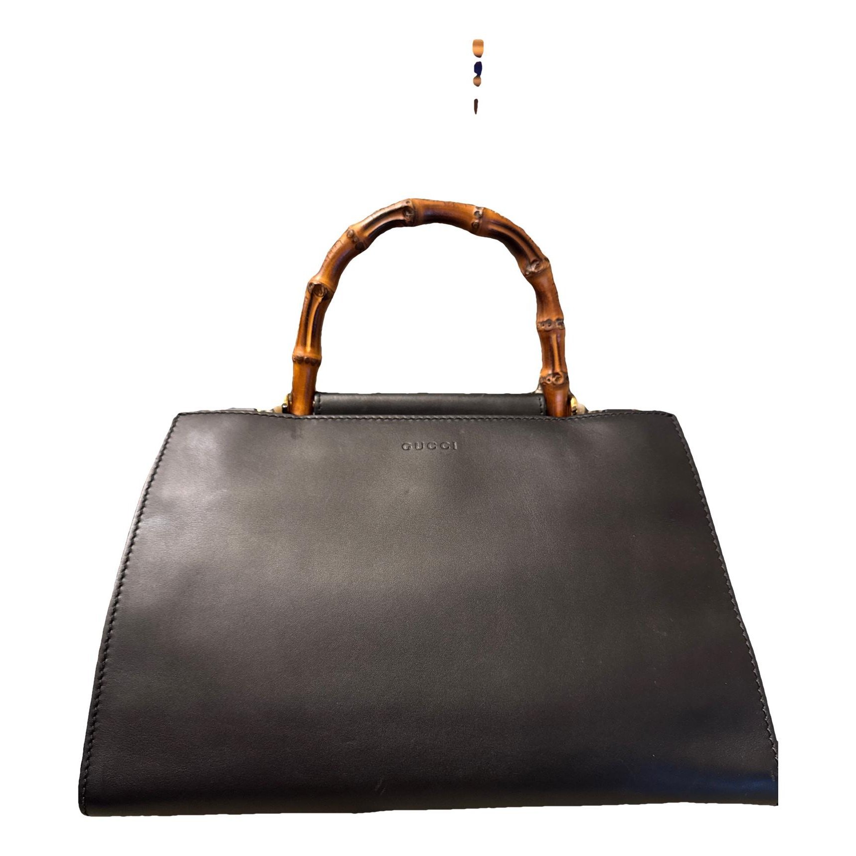 Bamboo leather handbag